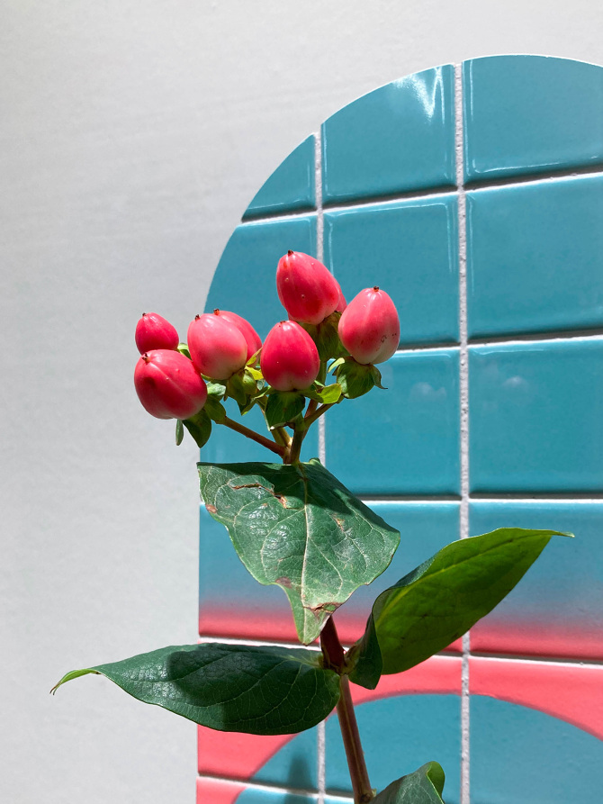 牆角花器＃4