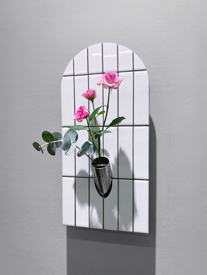 牆角花器＃1 