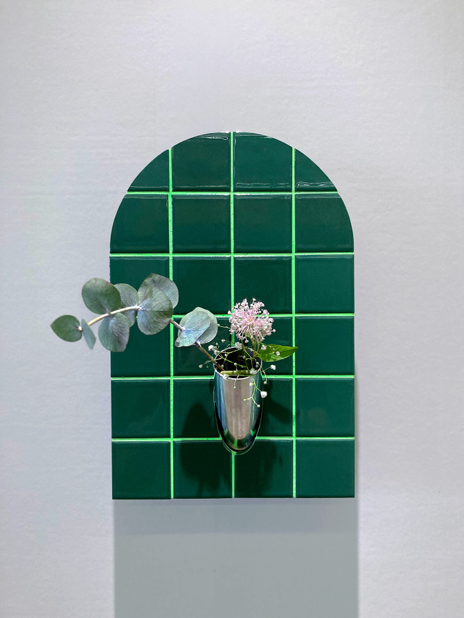 牆角花器＃2 