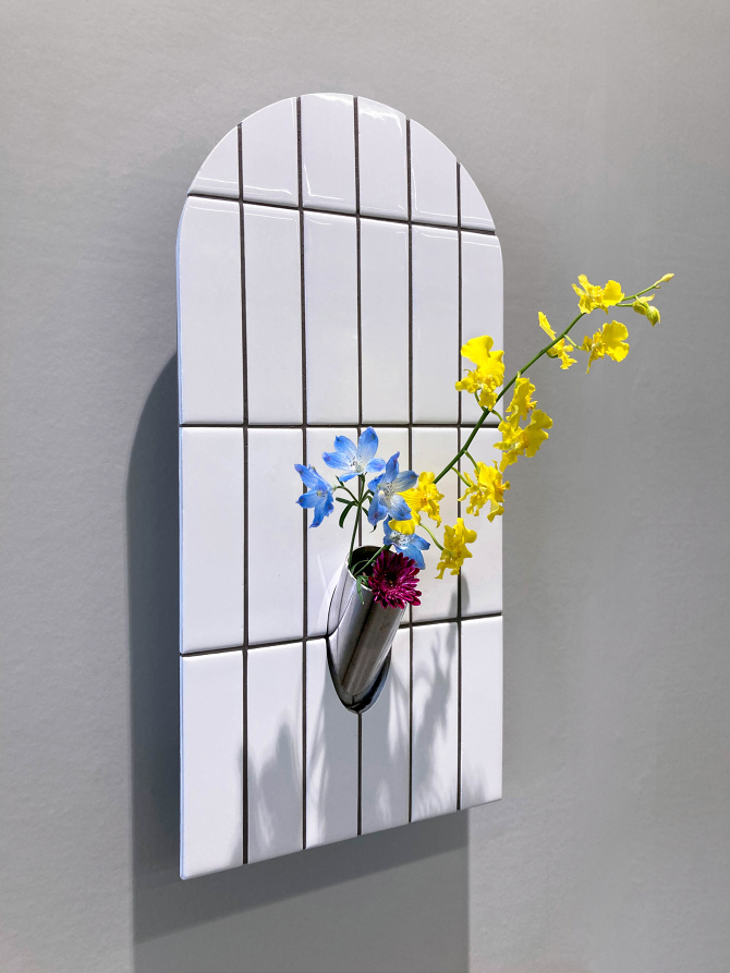 牆角花器＃1 