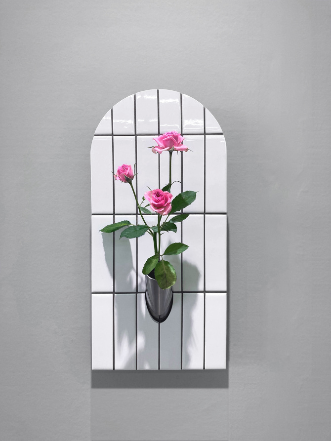 牆角花器＃1 