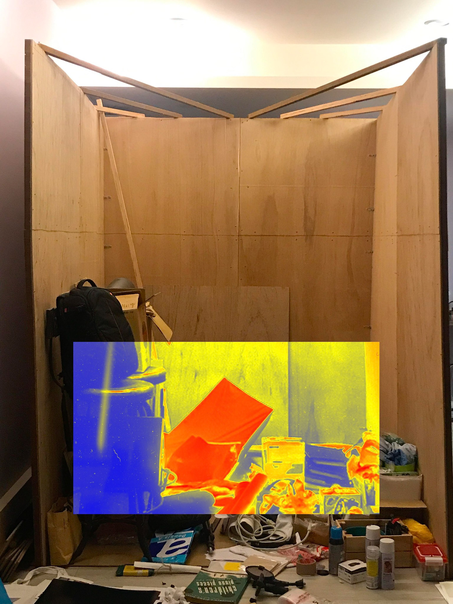 作品保持乾燥