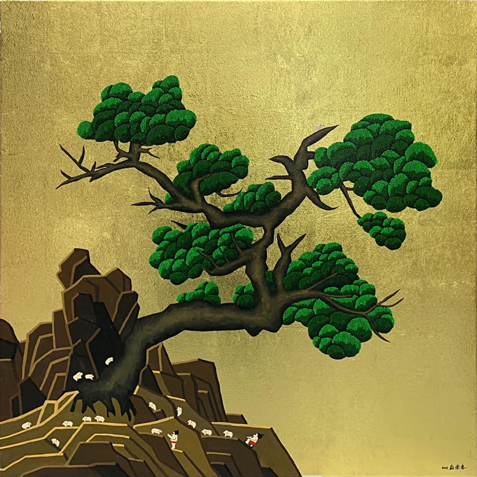 站在高崗上