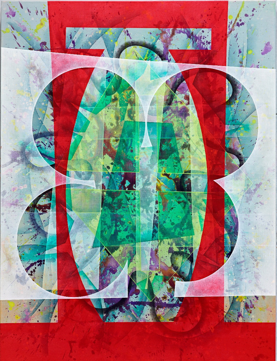 楊仁明-疊羅漢一-2012-壓克力-、油彩、布-60F130x97cm