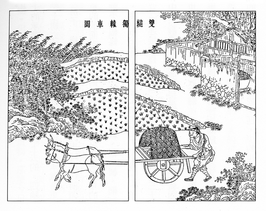 雙綞獨轅車圖