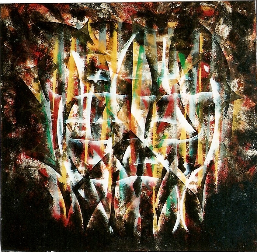 YJM-TW-楊仁明-不安定的聯結-原型之一-2002-壓克力．油彩-50x50cm