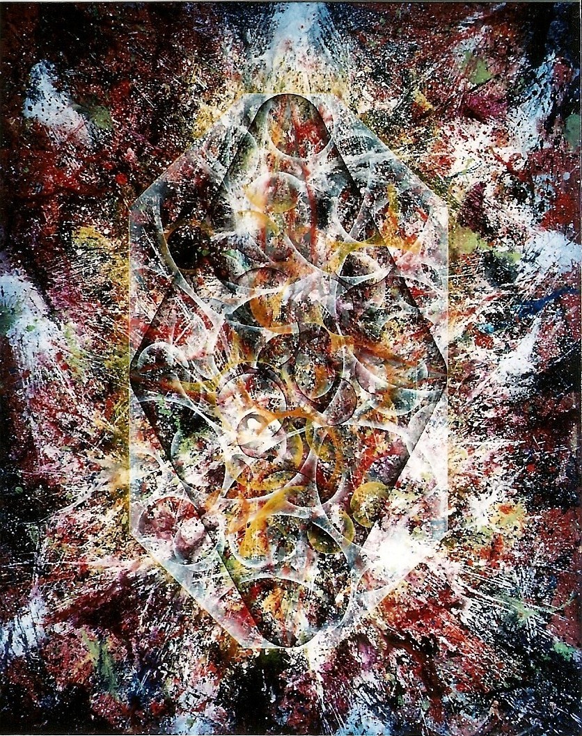 YJM-TW-楊仁明-不安定的聯結-夢幻藥丸-2001-壓克力．油彩-100F