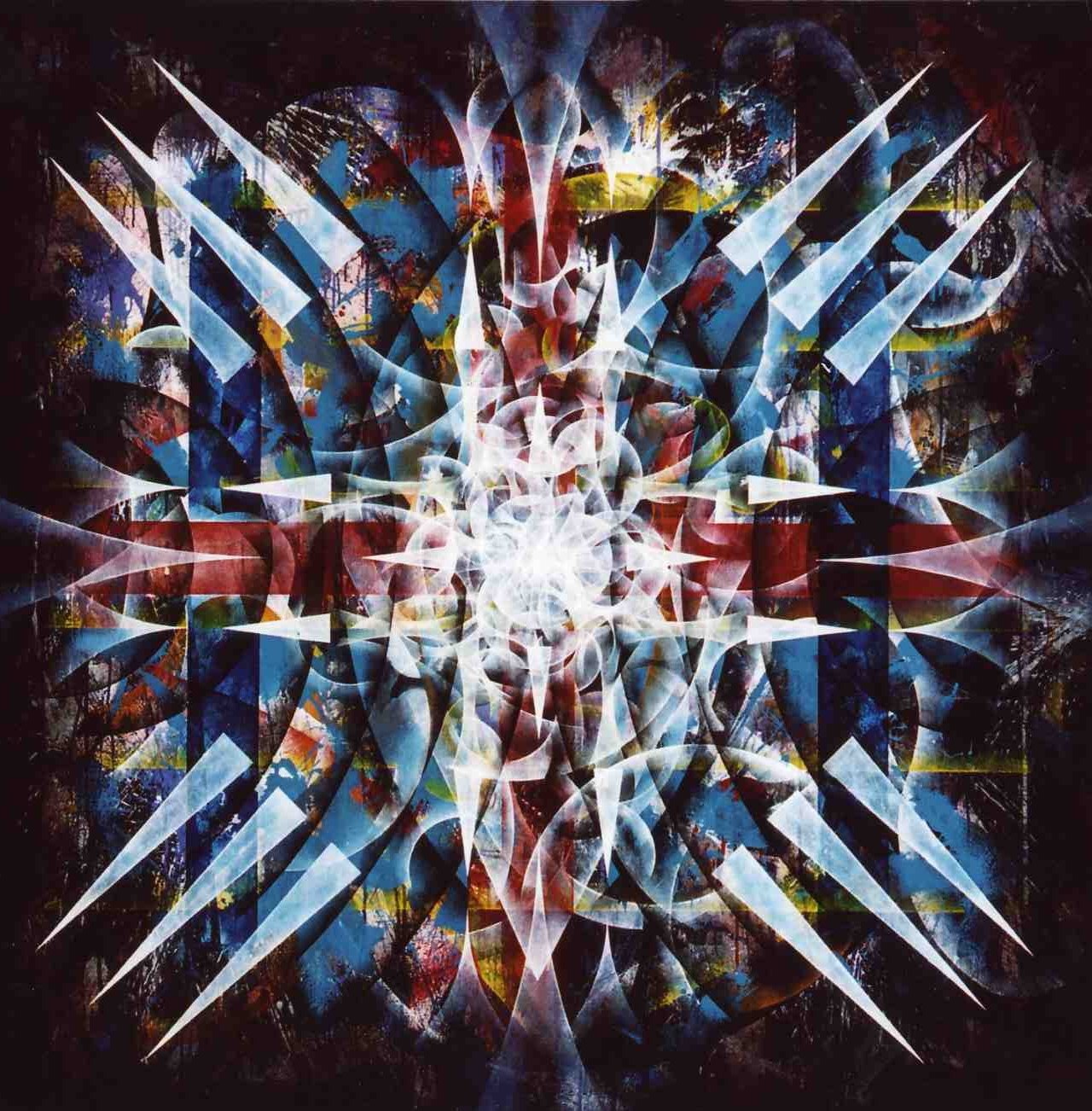 YJM-TW-楊仁明-發生中-經驗之一-2003-壓克力．油彩160x160cm