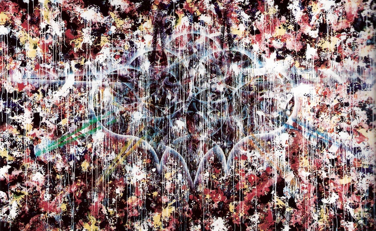 YJM-TW-楊仁明-舍利子-2001-壓克力．油彩-352x182cm