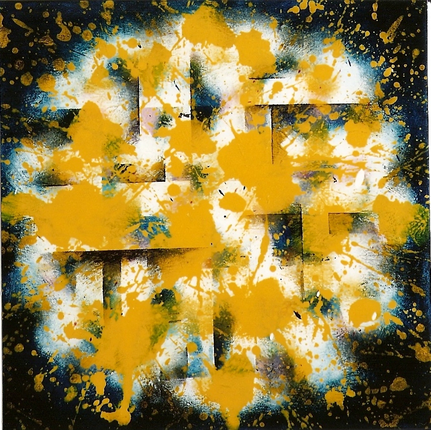YJM-TW-楊仁明-裝月光-實驗中戀戀太武-2006-壓克力．油彩-40x40cm
