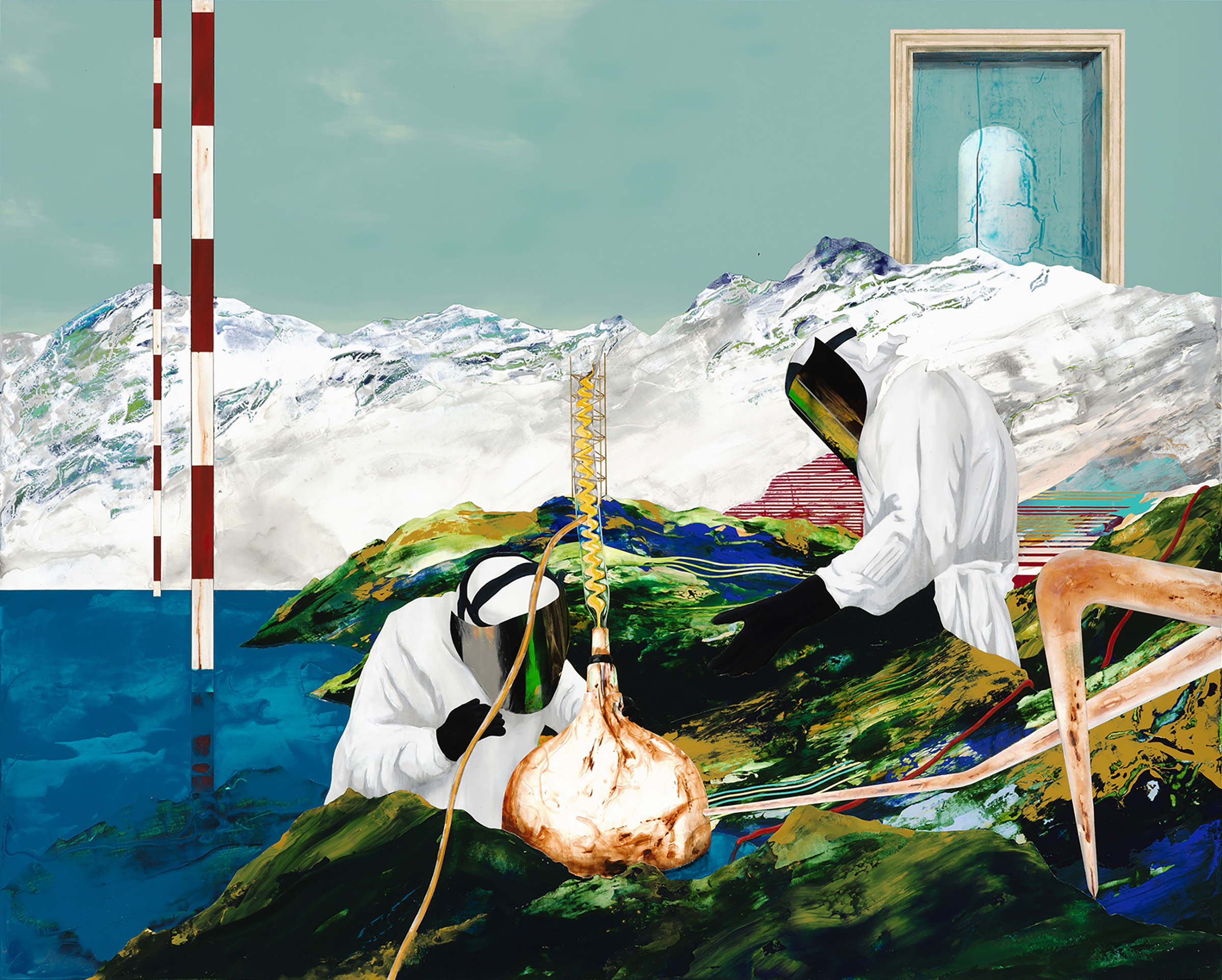 19.周代焌_寂靜之外011－遙想未來之詩_2014_壓克力、畫布_162×130cm