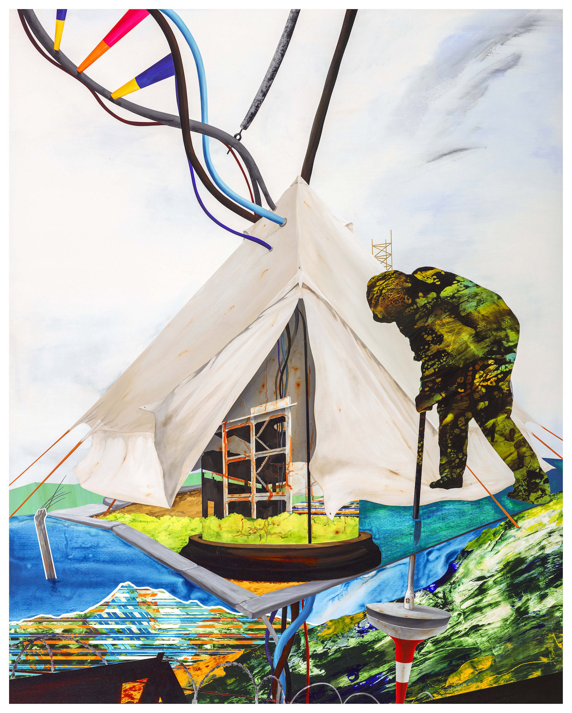 20.周代焌_寂靜之外012－不可承受之重_2014_壓克力、畫布_162×130cm