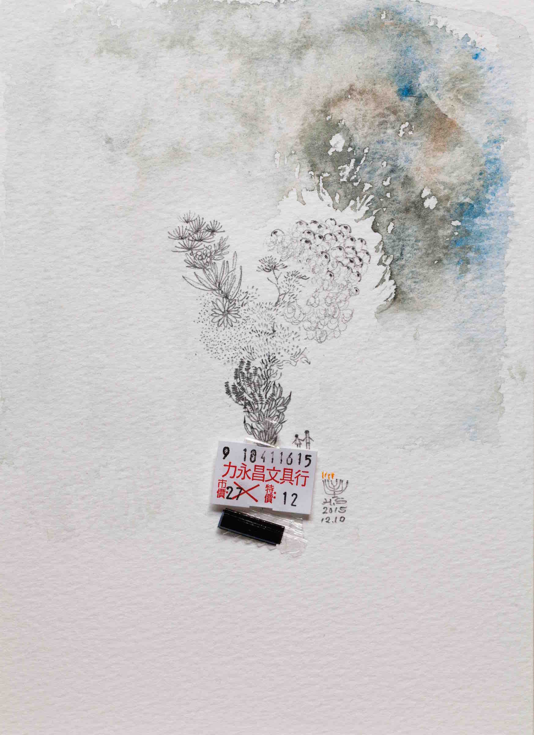 24.傅浩軒_孵化日記2015_12_10_2015_複合媒材_18.2×13.2cm_小1679
