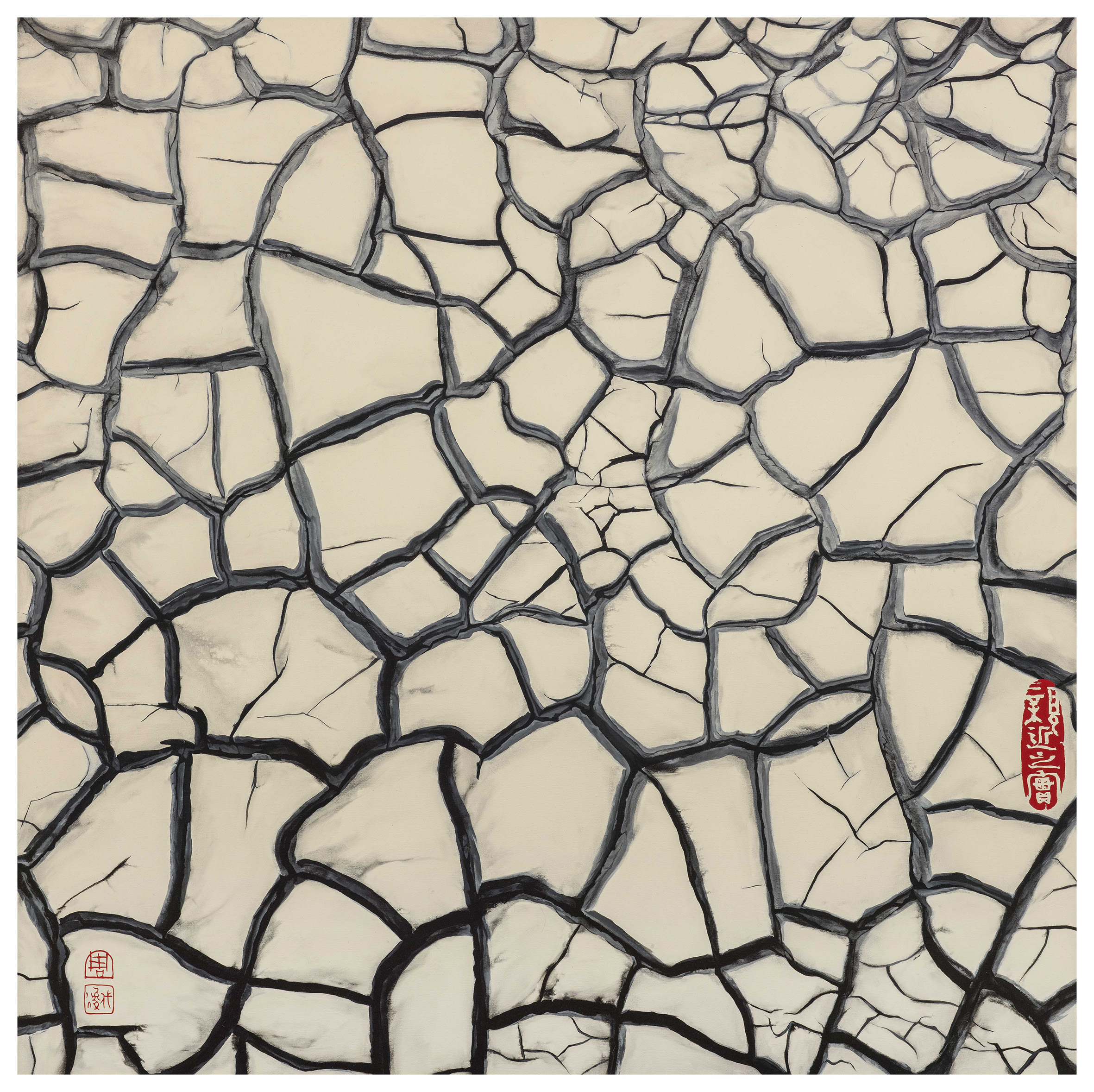 28.周代焌_寂靜之外020－親近之實_2015_壓克力、畫布_200×200cm_小