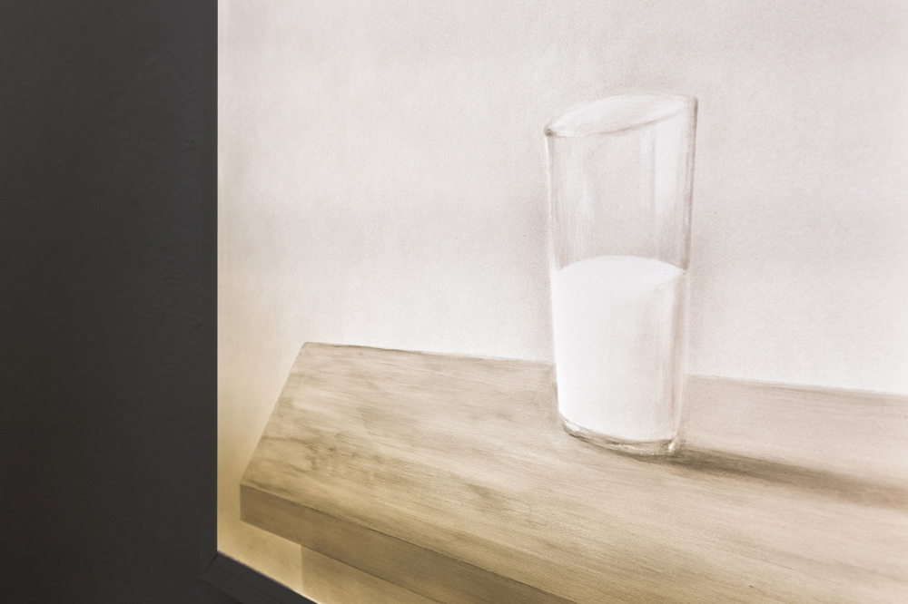 A white corner