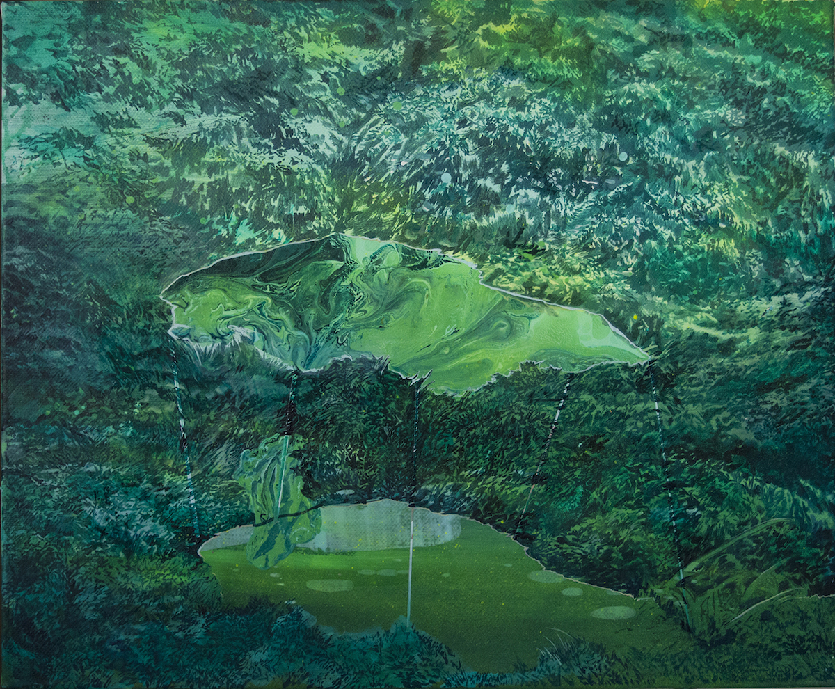 HMC-49山脈片刻004-Mountain-moment004-湖-_謝牧岐-_2016_60.5x50.0cm-_壓克力顏料.畫布