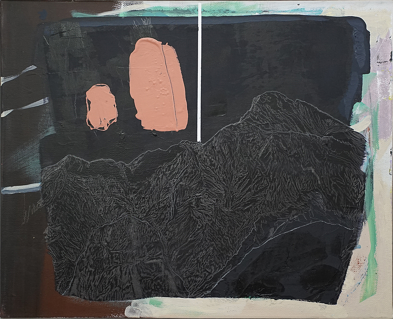 HMC-50山脈片刻005-Mountain-moment005-_謝牧岐-HsiehMuchi-2014_60.5x50.0cm-_壓克力顏料.畫布
