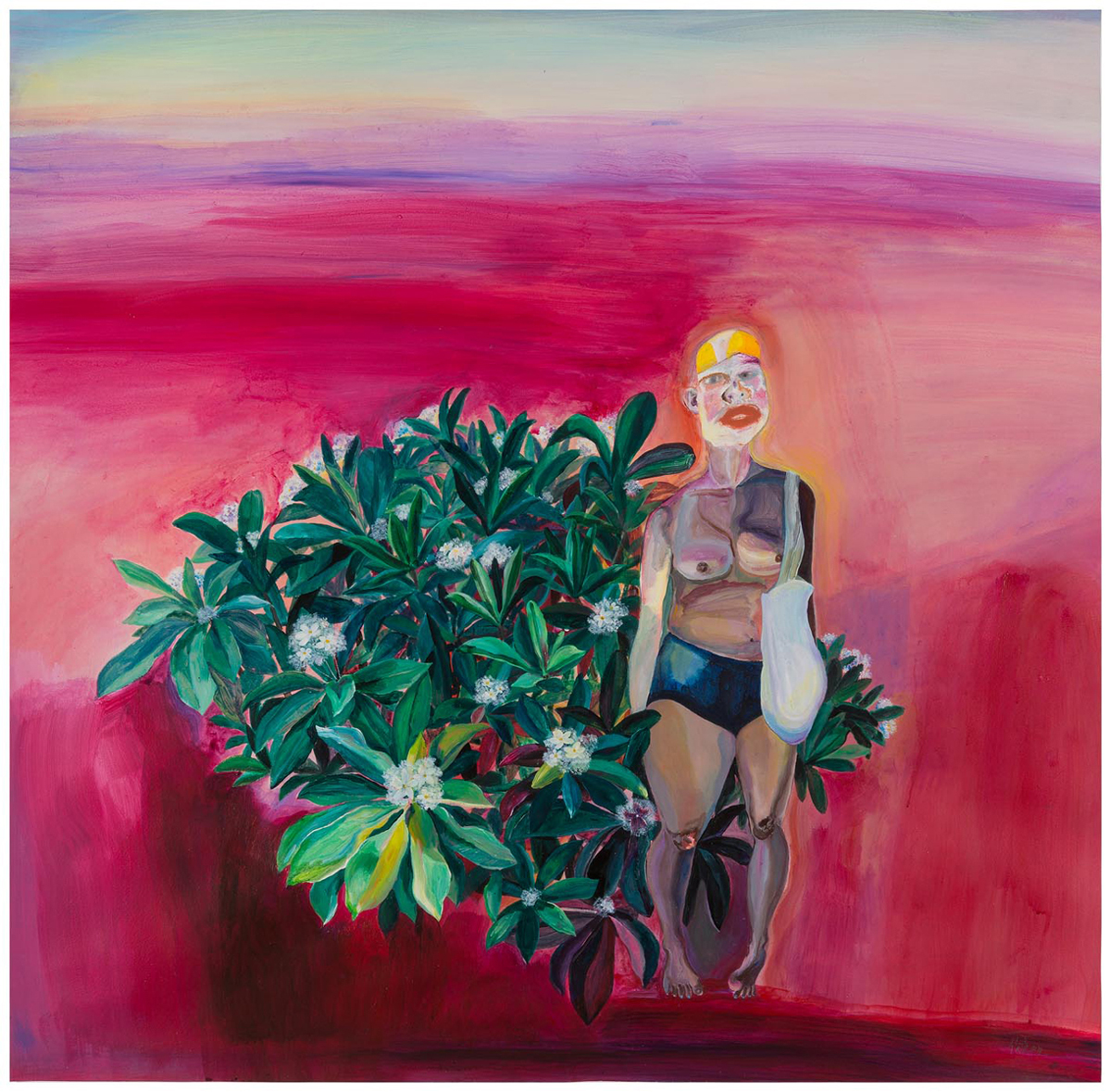 27-防風林no9粉彩壓克力-紙本107.5x112cm2014