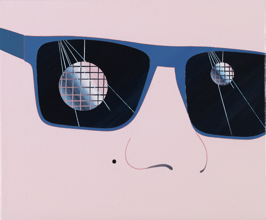 范揚宗-FAN-Yang-Tsung_三八痣看Disco球-左_25x30-cm_壓克力、畫布Acrylic-on-Canvas_2012