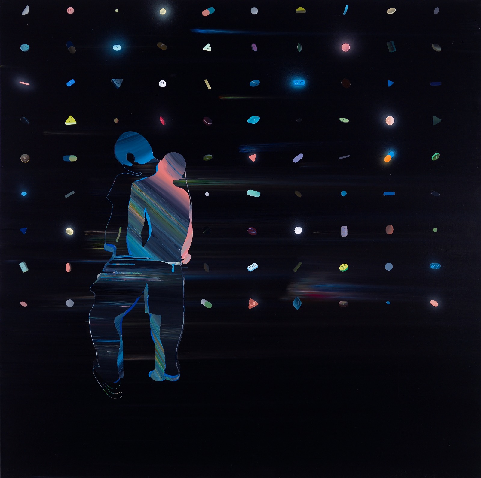 范揚宗-FAN-Yang-Tsung_夜店2-6_壓克力、畫布Acrylic-on-Canvas_160x160cm_2010-左_resized