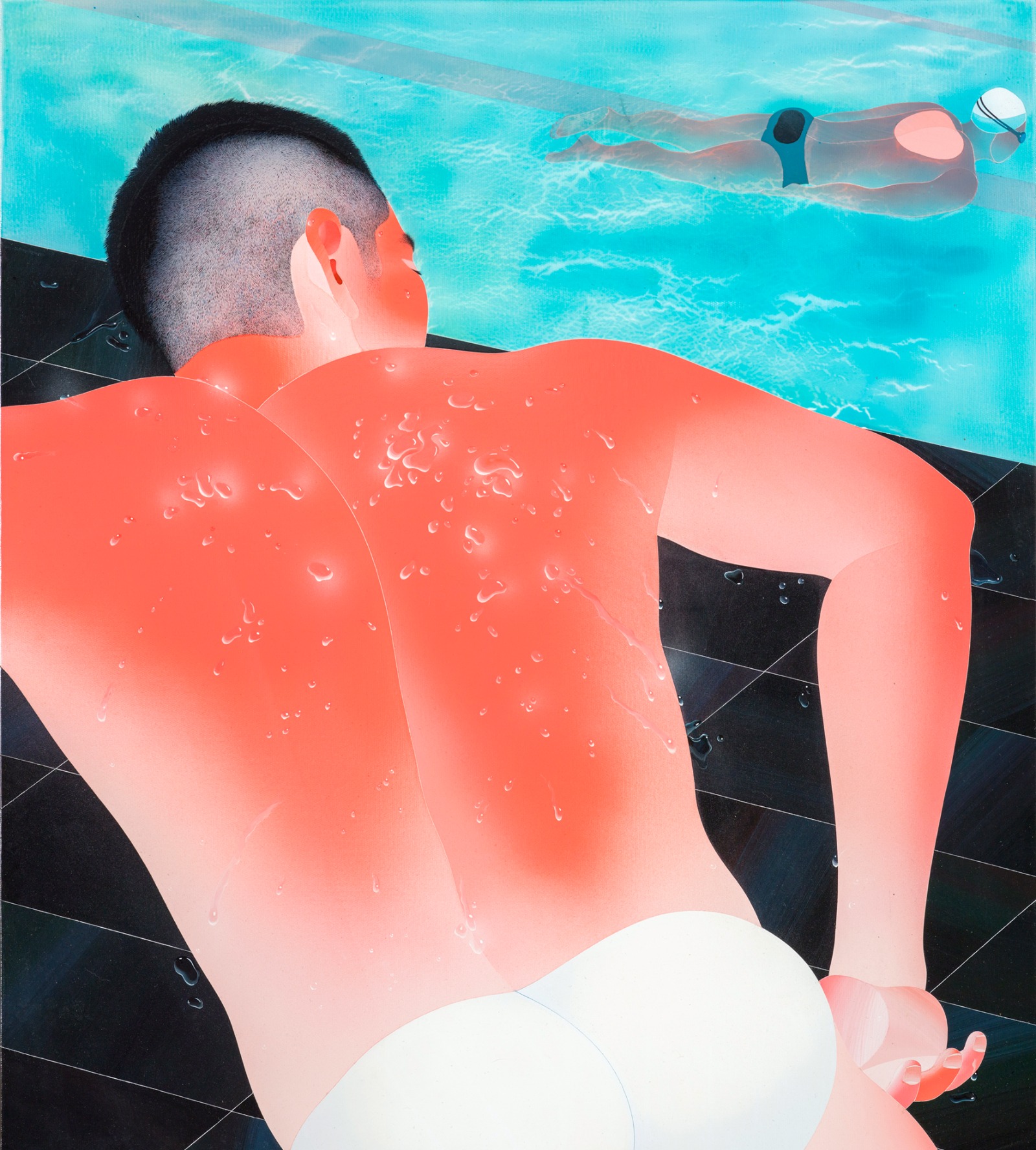 范揚宗-FAN-Yang-Tsung_閃耀的水珠2-Sparkling-Drips-2_90-x-80-cm_壓克力、畫布_Acrylic-on-canvas_2016_resized