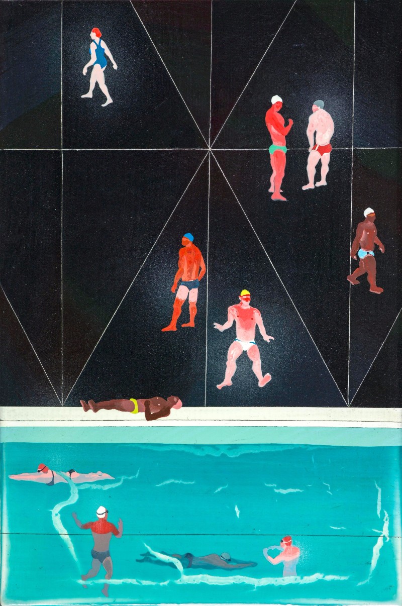 范揚宗-FAN-Yang-Tsung_黑泳池Swimming-Pool-Series–Black-swimming-pool-_30x20cm_壓克力、畫布_Acrylic-on-canvas_2016_resized-1