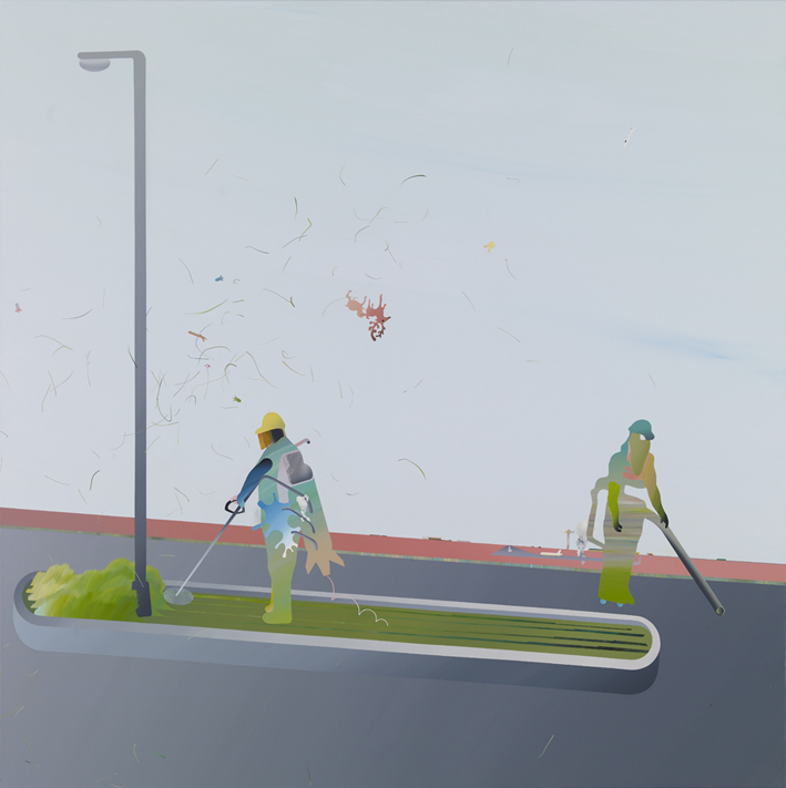 范揚宗Yang-Tsung-FAN_割草系列1-2_160x160cm_壓克力畫布_2009