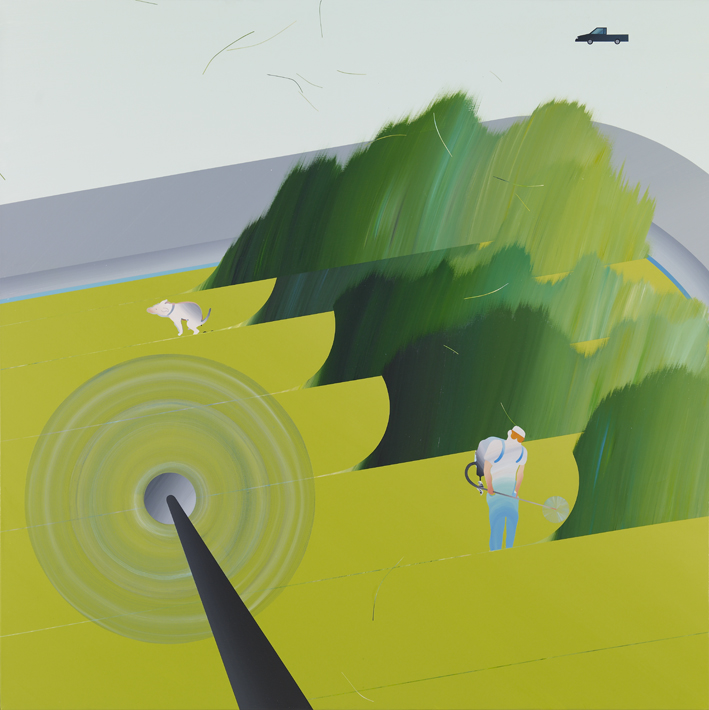 范揚宗Yang-Tsung-FAN_割草系列2-1_160x160cm_壓克力畫布_2009