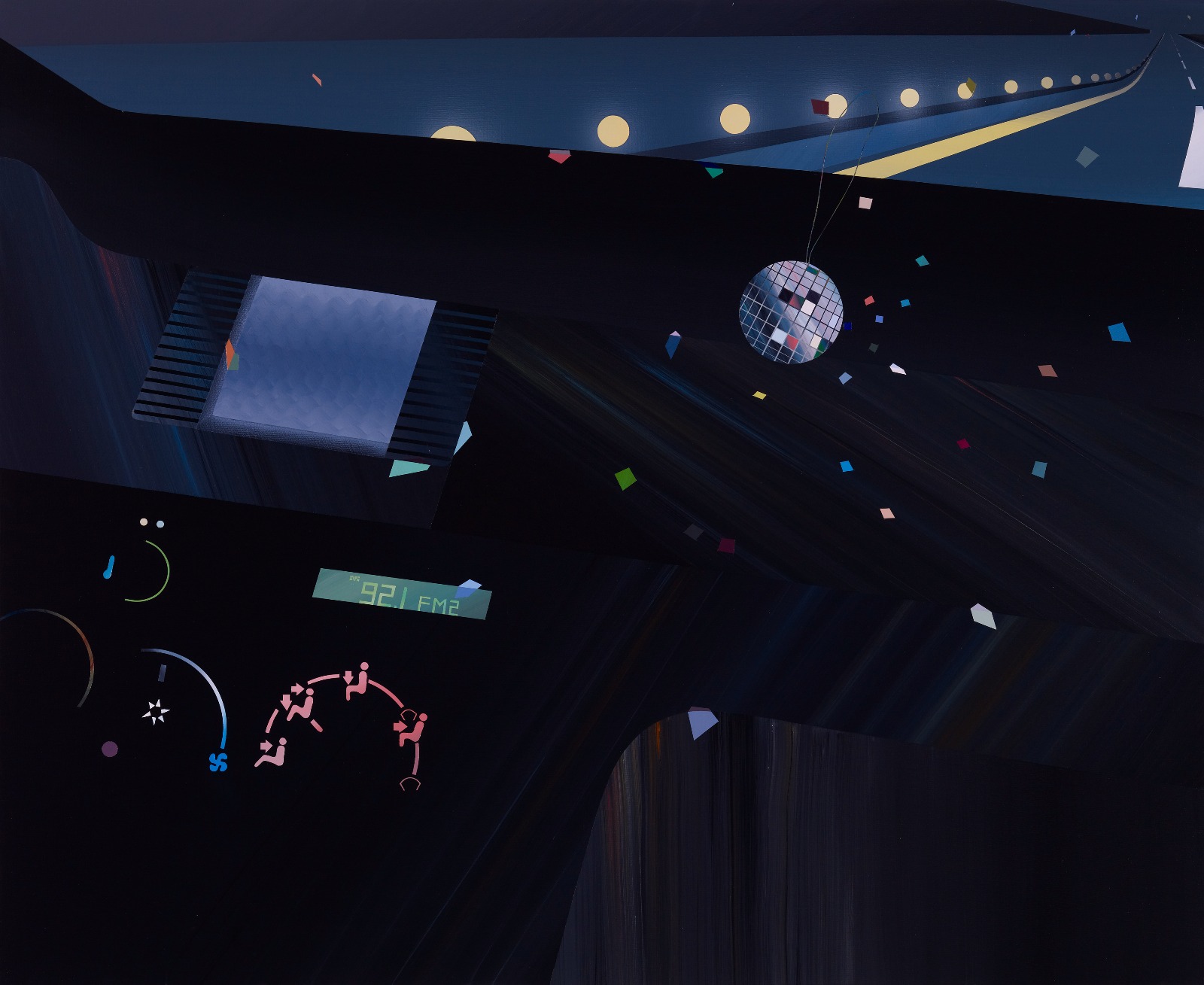 范楊宗Yang-Tsung-FAN_車內系列View-from-within-1-4_135x110cm_壓克力、畫布Acrylic-on-Canvas_2010_resized