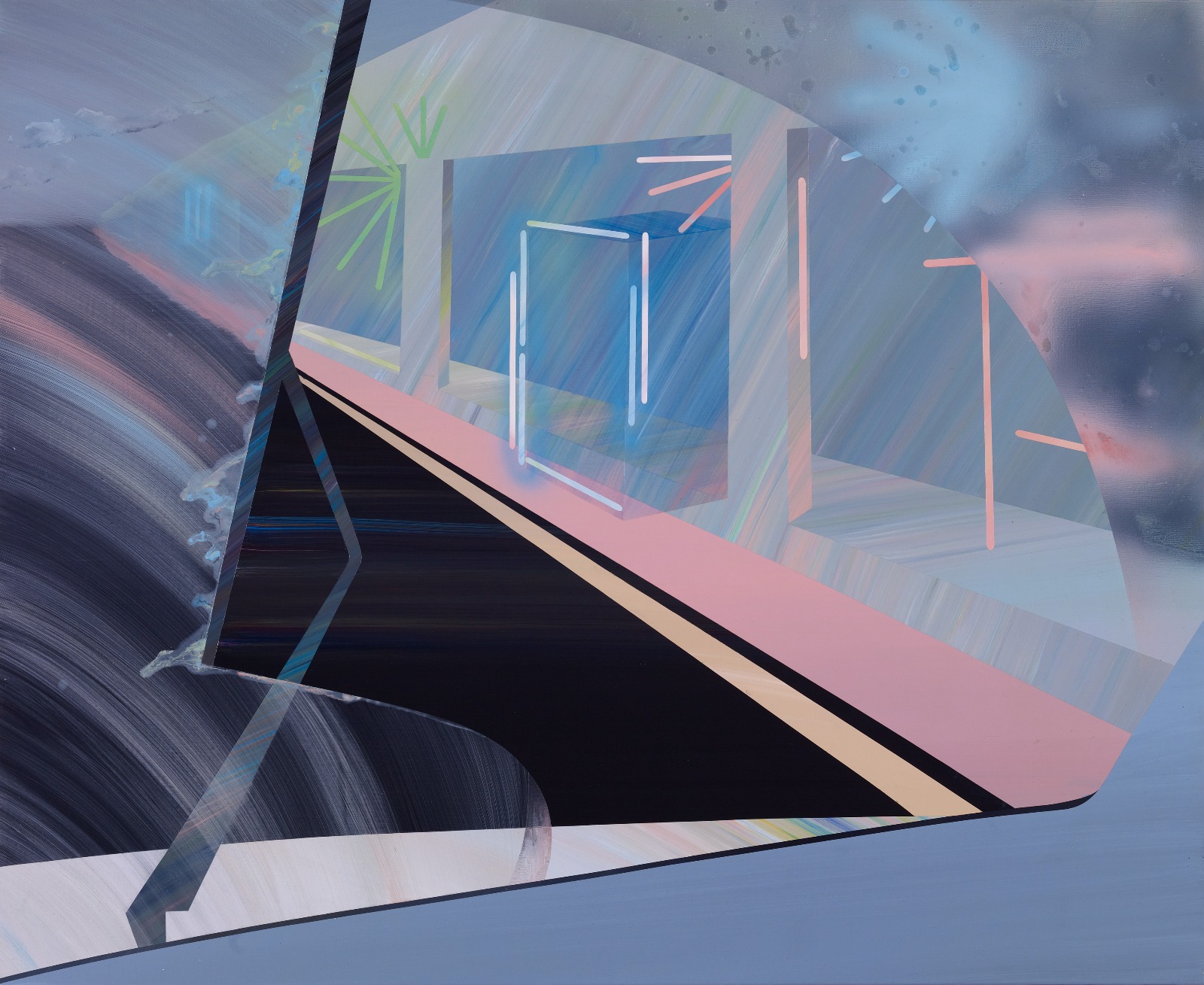 范楊宗Yang-Tsung-FAN_車內系列View-from-within-1-5_135x110cm_壓克力、畫布Acrylic-on-Canvas_2011_resized