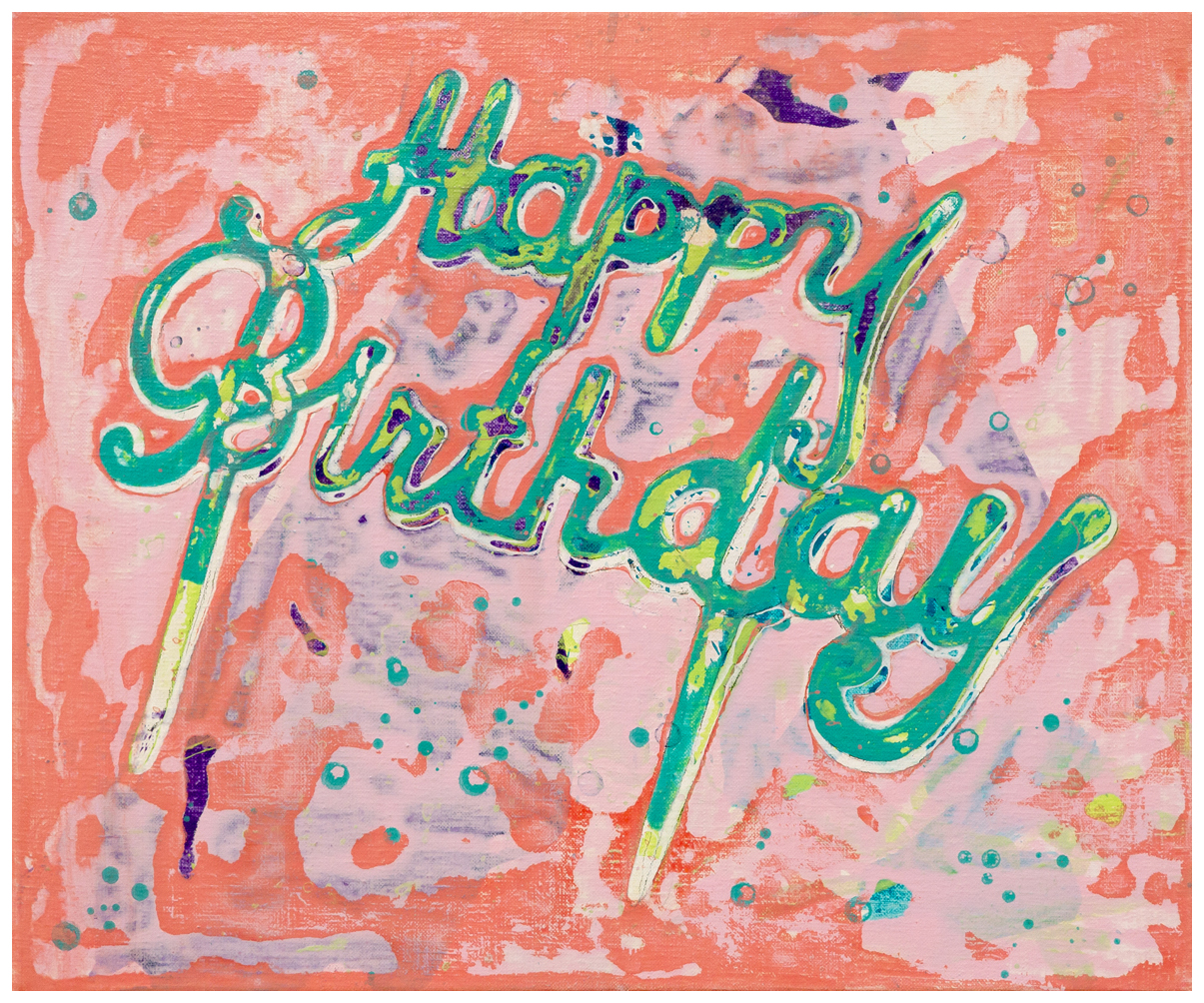 2014重複的願望_生日快樂The-Repeated-Wish_-Happy-Birthday-38x45.5cm