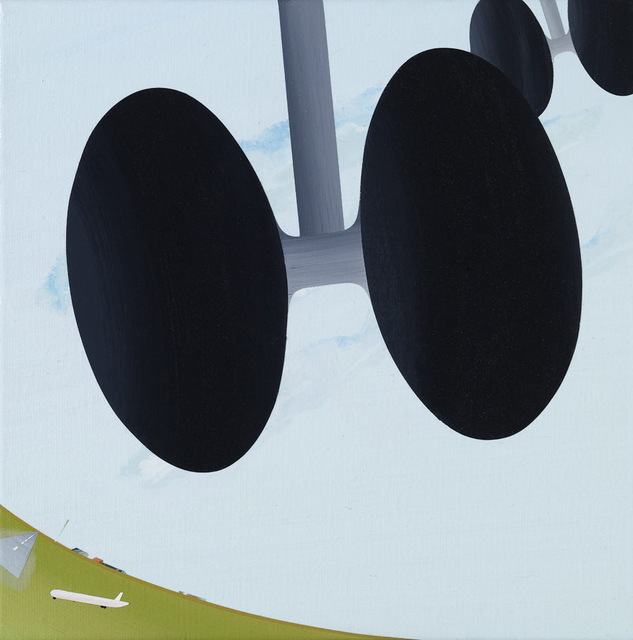 范揚宗-FAN-Yang-Tsung_小飛機1-1_30x30cm_壓克力、畫布Acrylic-on-Canvas_2012