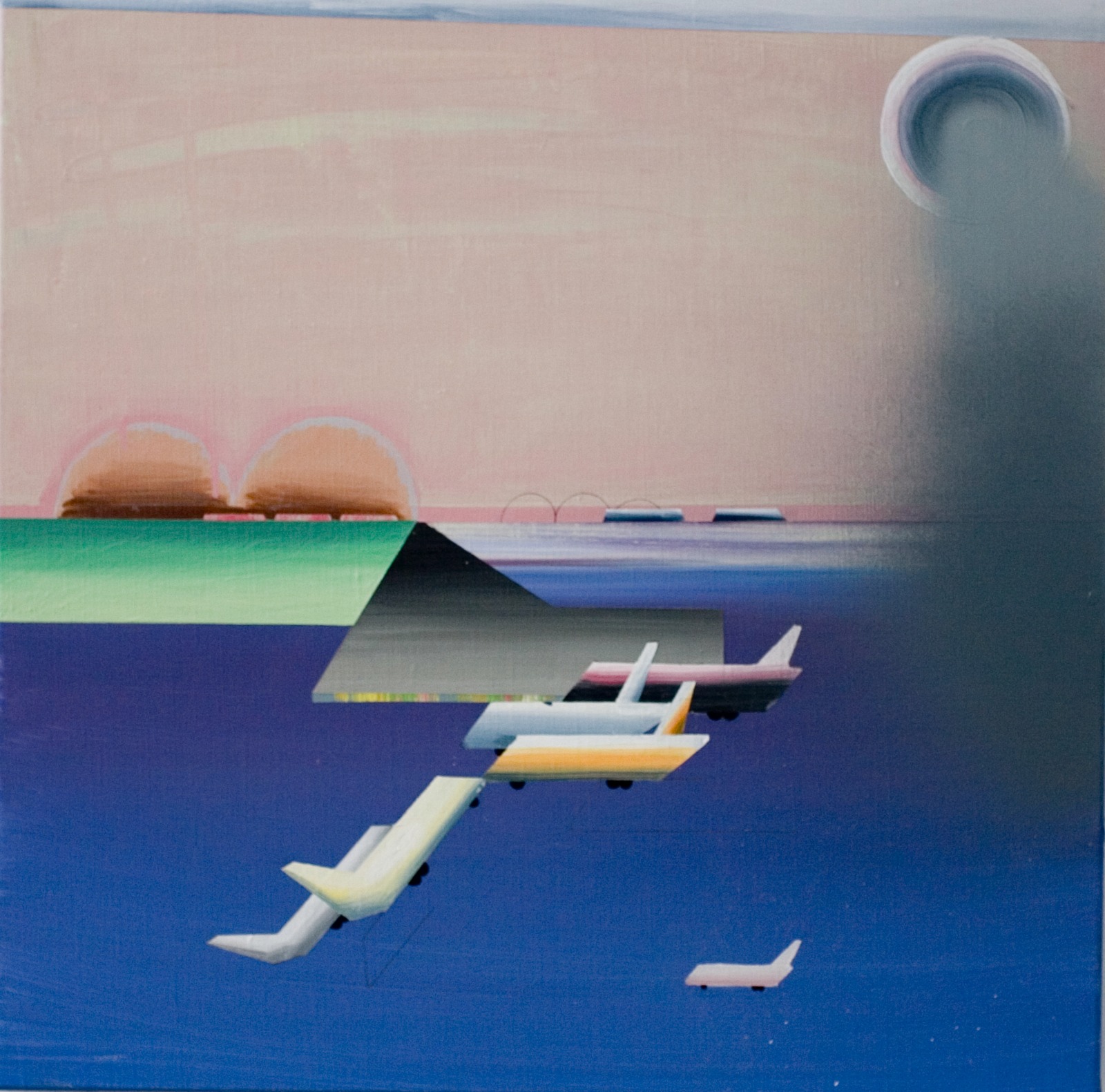 范揚宗-FAN-Yang-Tsung_造飛機1-3_60x60cm_壓克力、畫布Acrylic-on-Canvas_2006_resized
