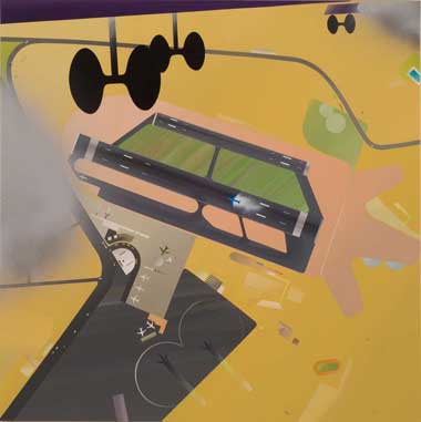 范揚宗-FAN-Yang-Tsung_造飛機4-1_160x160cm_壓克力、畫布Acrylic-on-Canvas_2007
