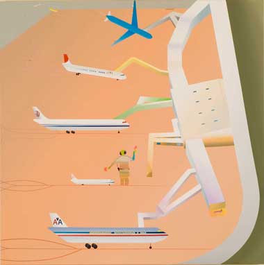 范揚宗-FAN-Yang-Tsung_造飛機4-7_160×160cm_壓克力、畫布Acrylic-on-Canvas_2008