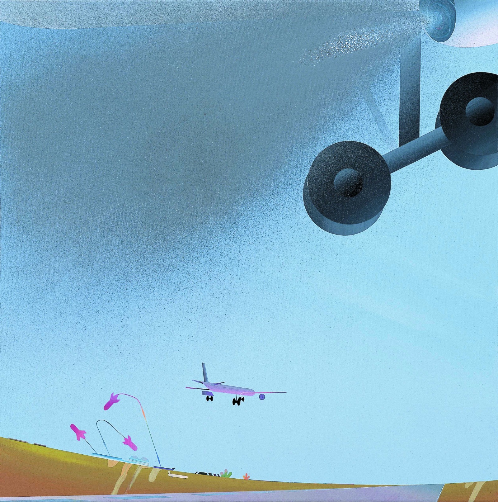 范揚宗-FAN-Yang-Tsung_造飛機6-3_60x60cm_壓克力、畫布Acrylic-on-Canvas_2009_resized