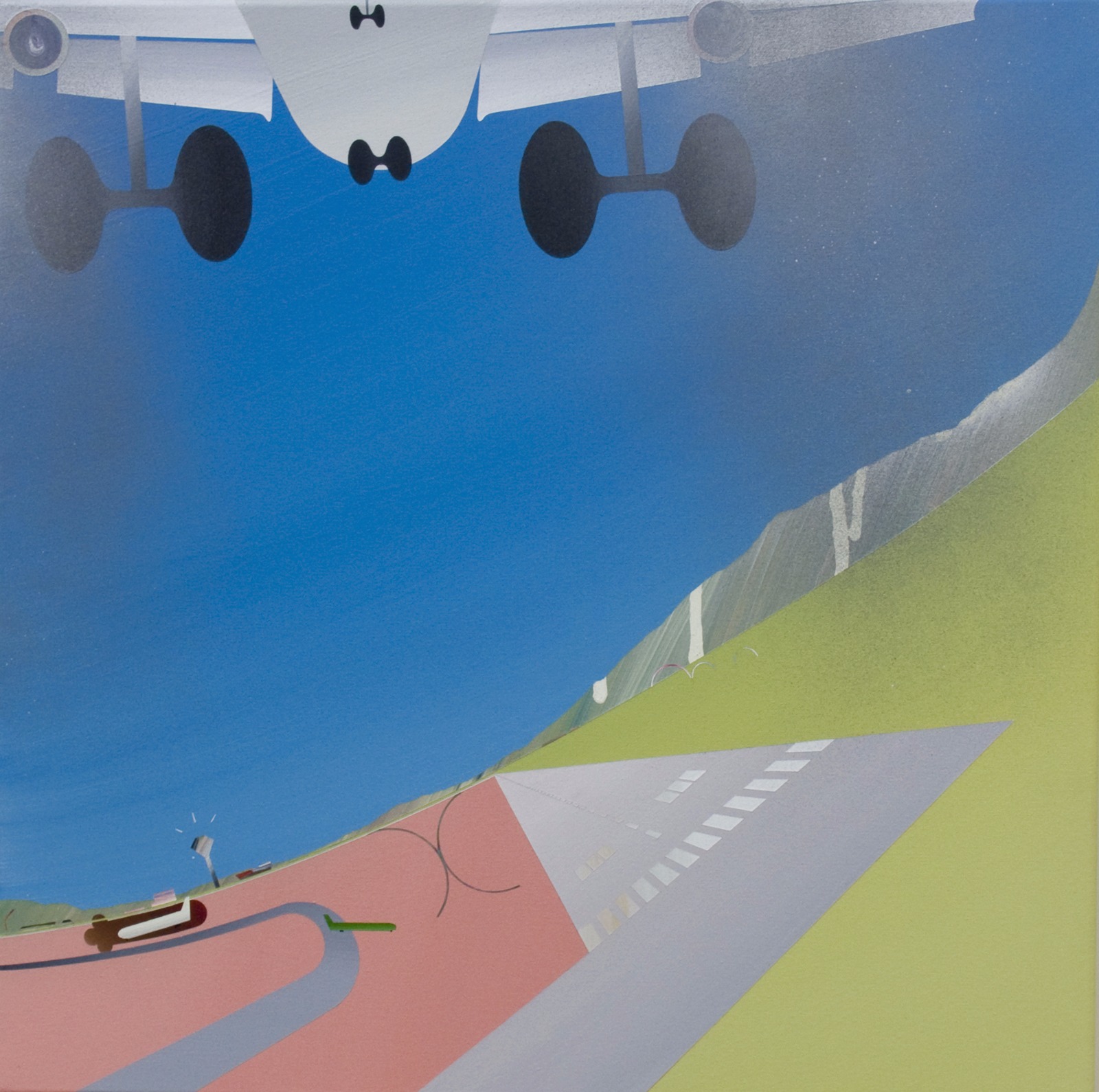 范揚宗-FAN-Yang-Tsung_造飛機6-5航向真實與想像的旅程_60x60cm_壓克力、畫布Acrylic-on-Canvas_2009_resized