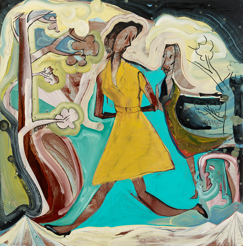 走入林中
