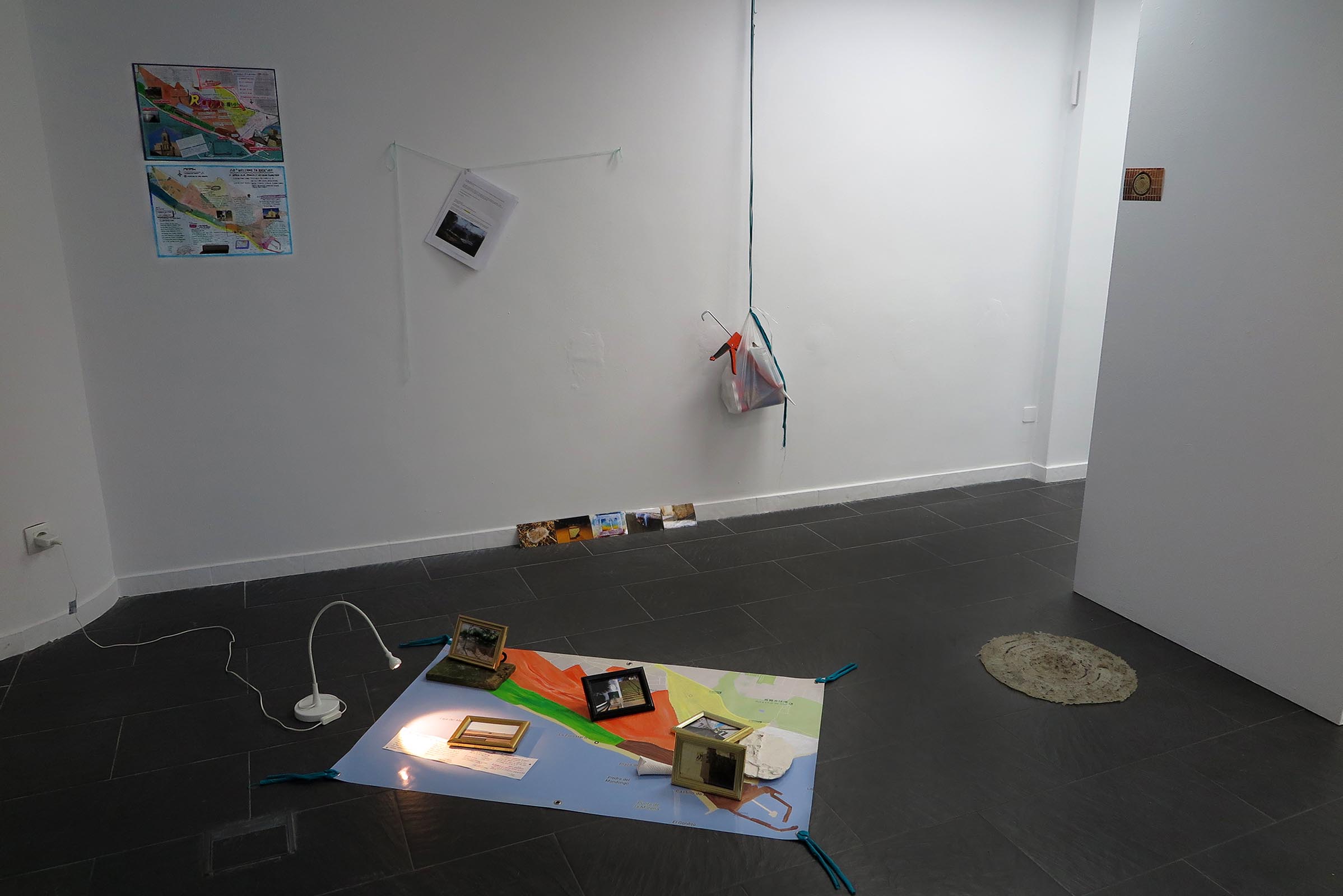 an open-air collection and a map