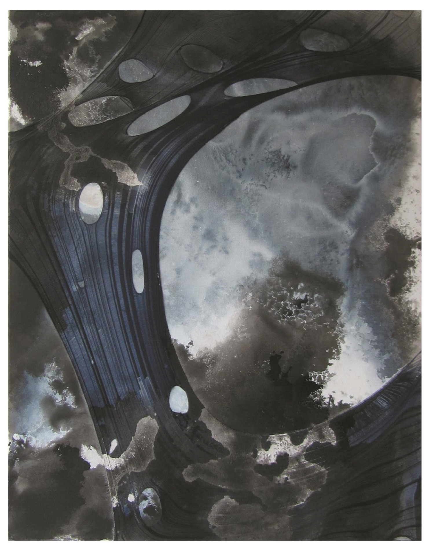 16-黃于珊-反芻-9-彈性纖維、紙纖維、壓克力顏料、畫布-116.5×91.0-cm-2014_edit