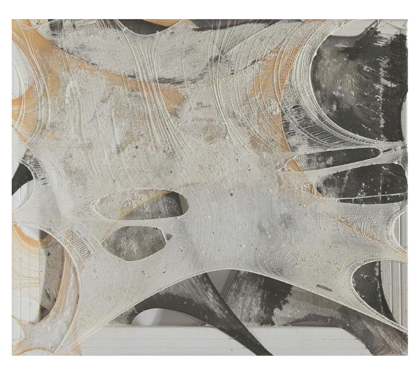 22-黃于珊-不自然-12-彈性纖維、紙纖維、墨、木框-38.0-×-45.5㎝-2013_edit