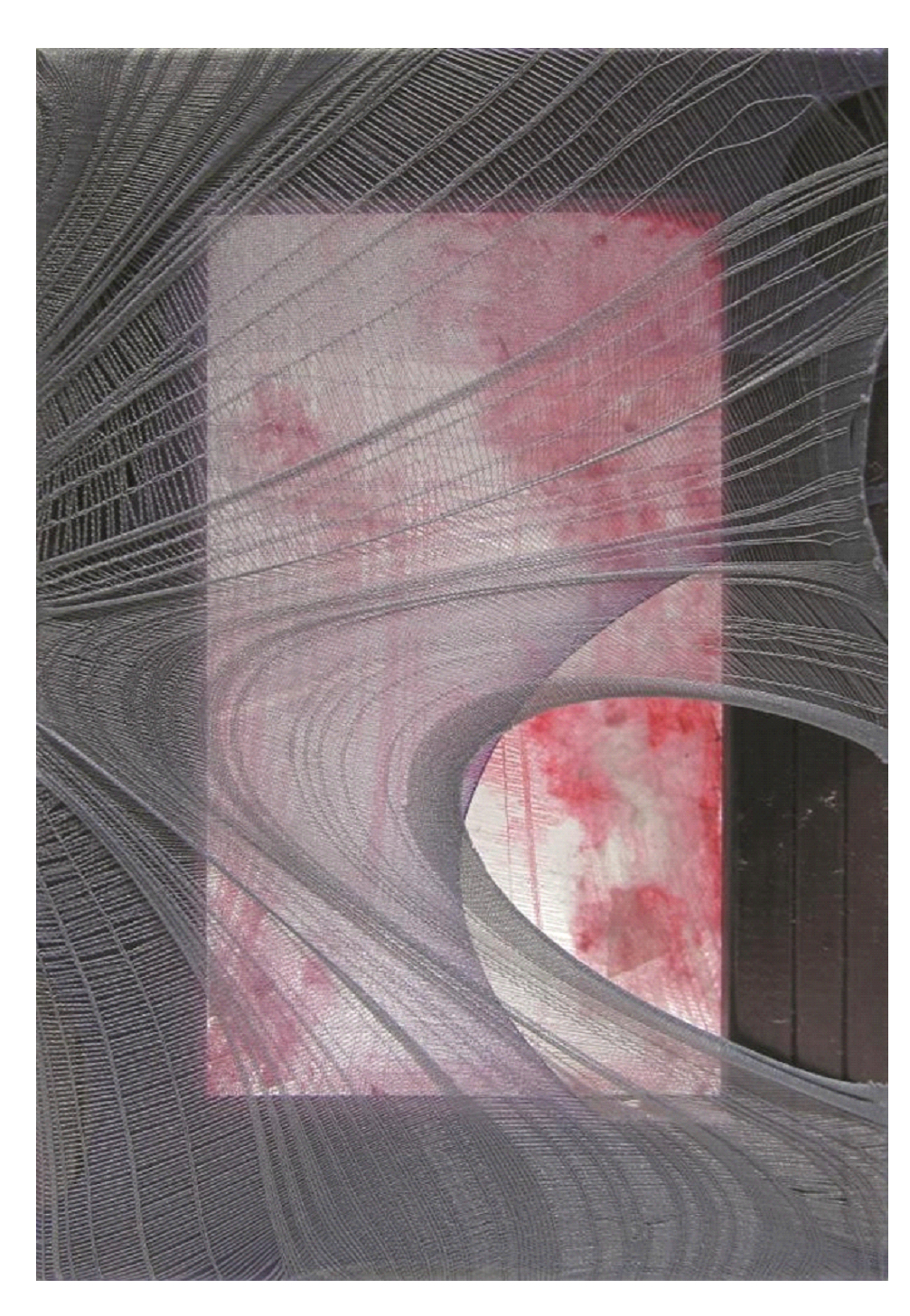 25-黃于珊-你說．我說-6-彈性纖維、紙纖維、墨、木框-17.5×25.5㎝-2011_edit