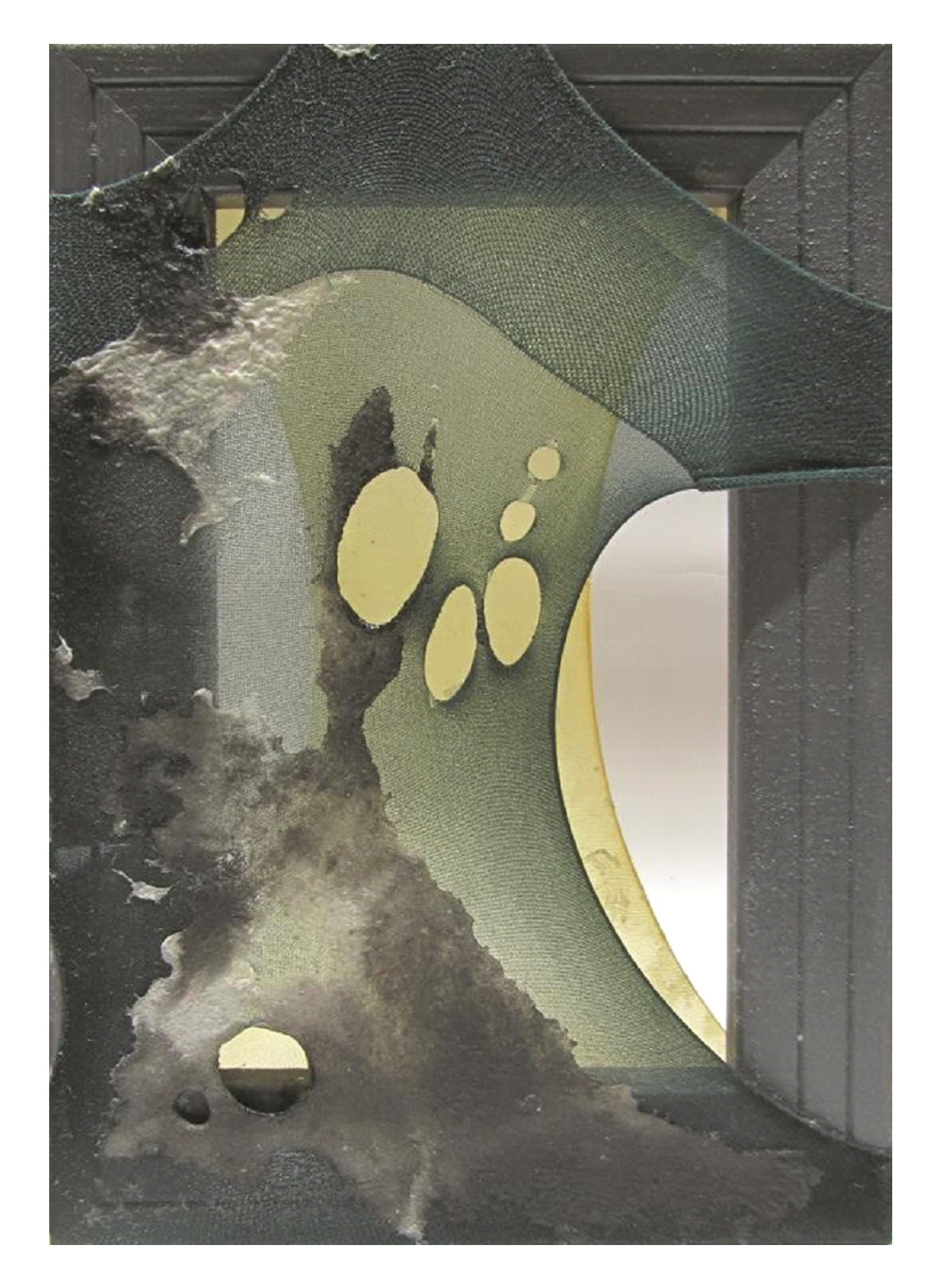 28-黃于珊-你說．我說-17-彈性纖維、紙纖維、墨、木框-17.5×25.5㎝-2011_edit