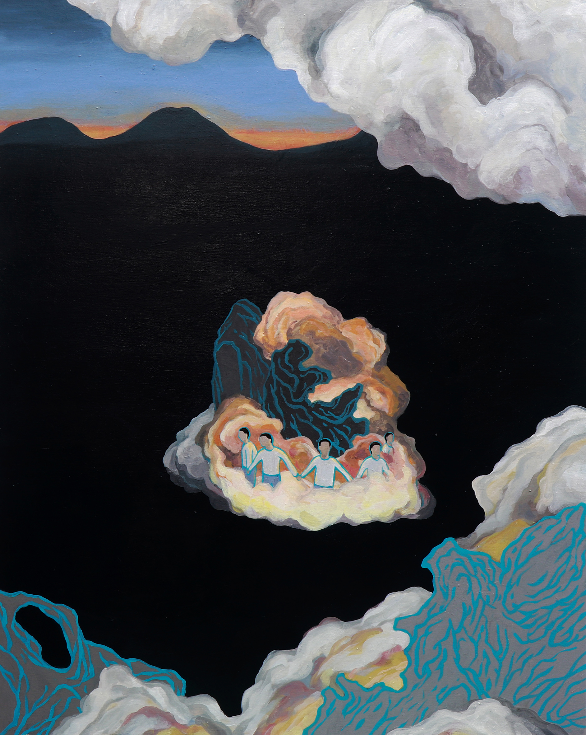 Twilight2019壓克力顏料91×65cm