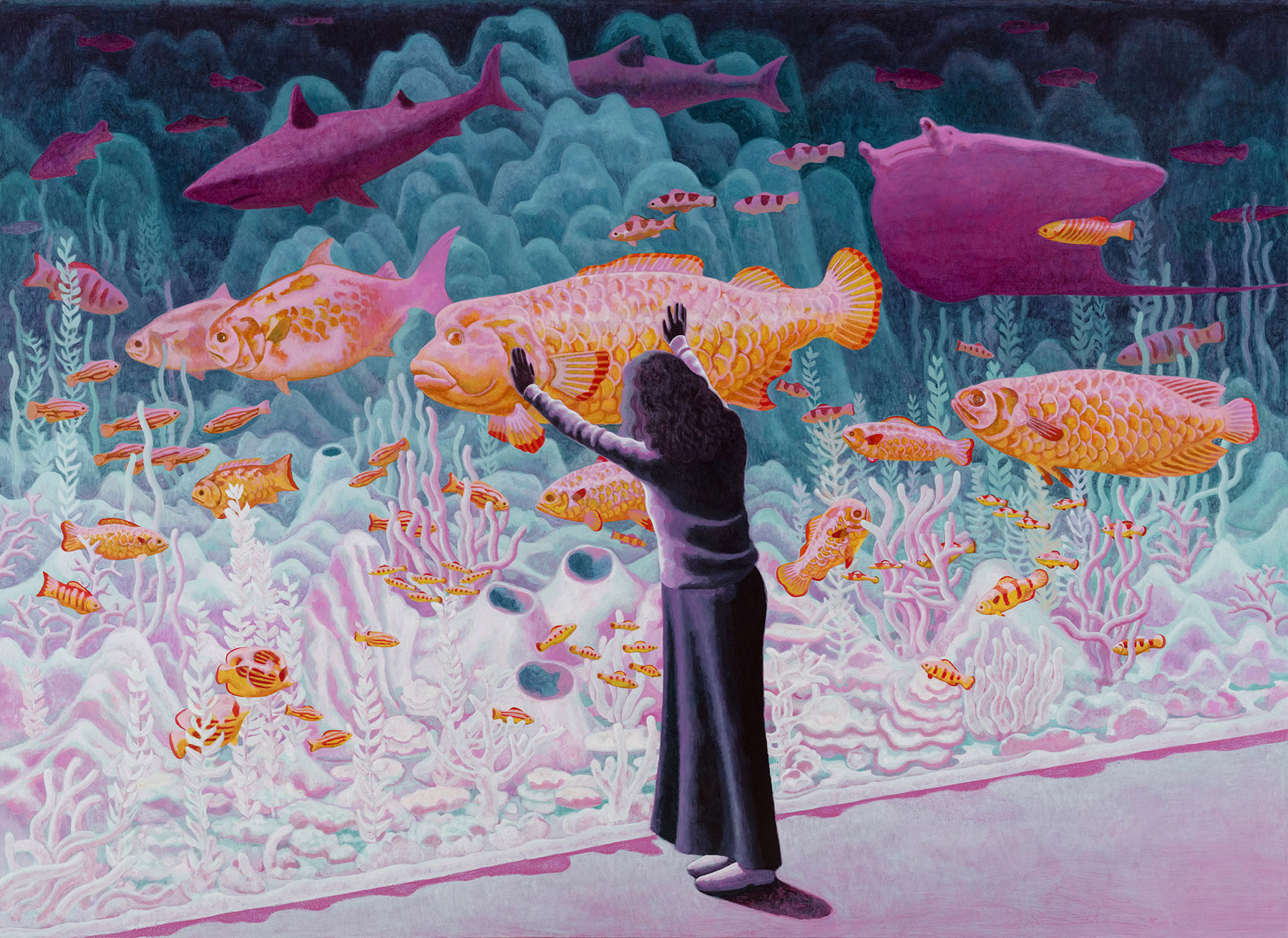 我曾想像著自己就是幽暗深海裡的那條魚