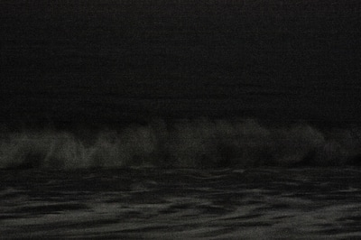 3分鐘夜裡的海浪