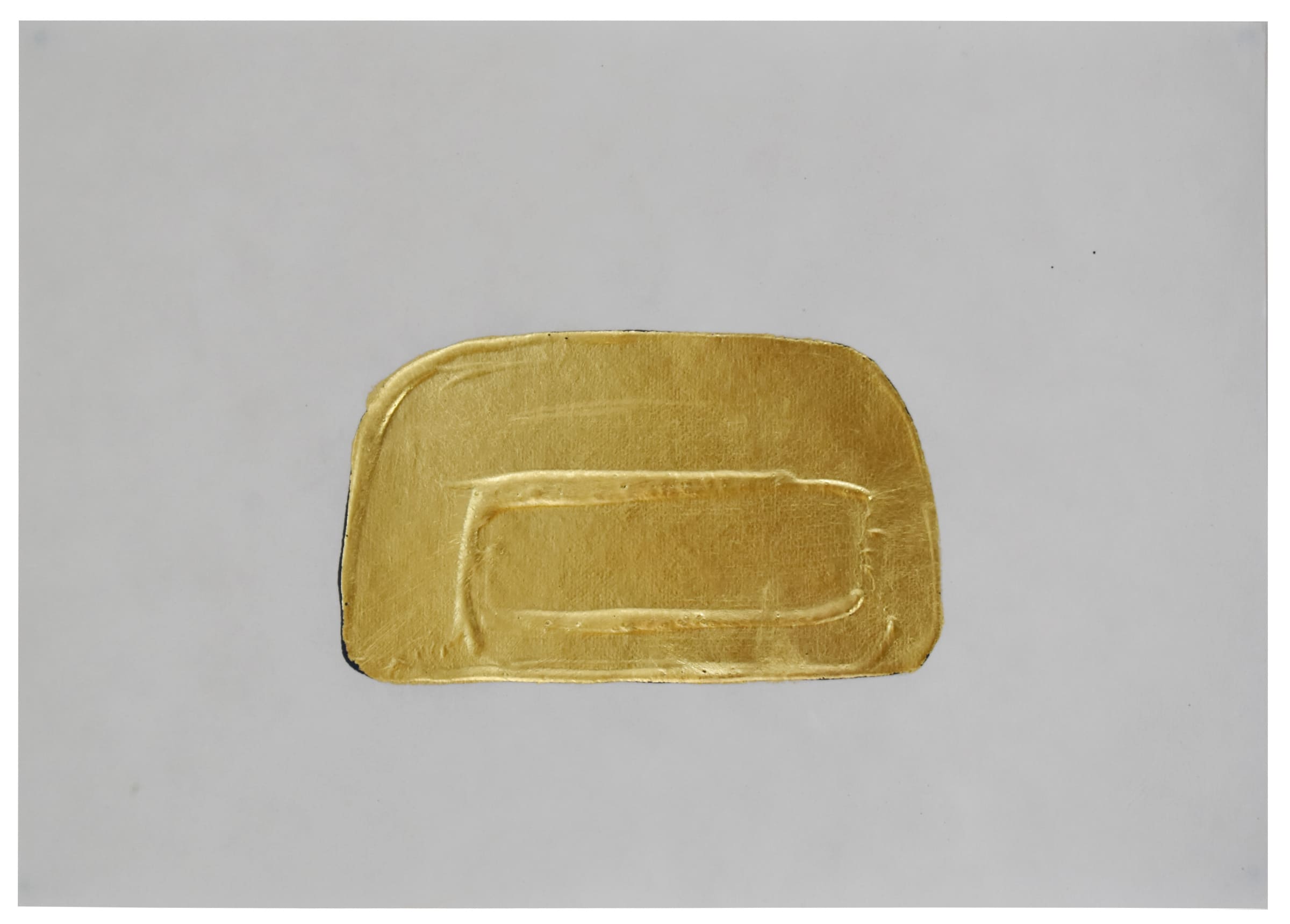 容器6-Vessel6-21X29.7-紙本、墨水、壓克力、金箔-2017