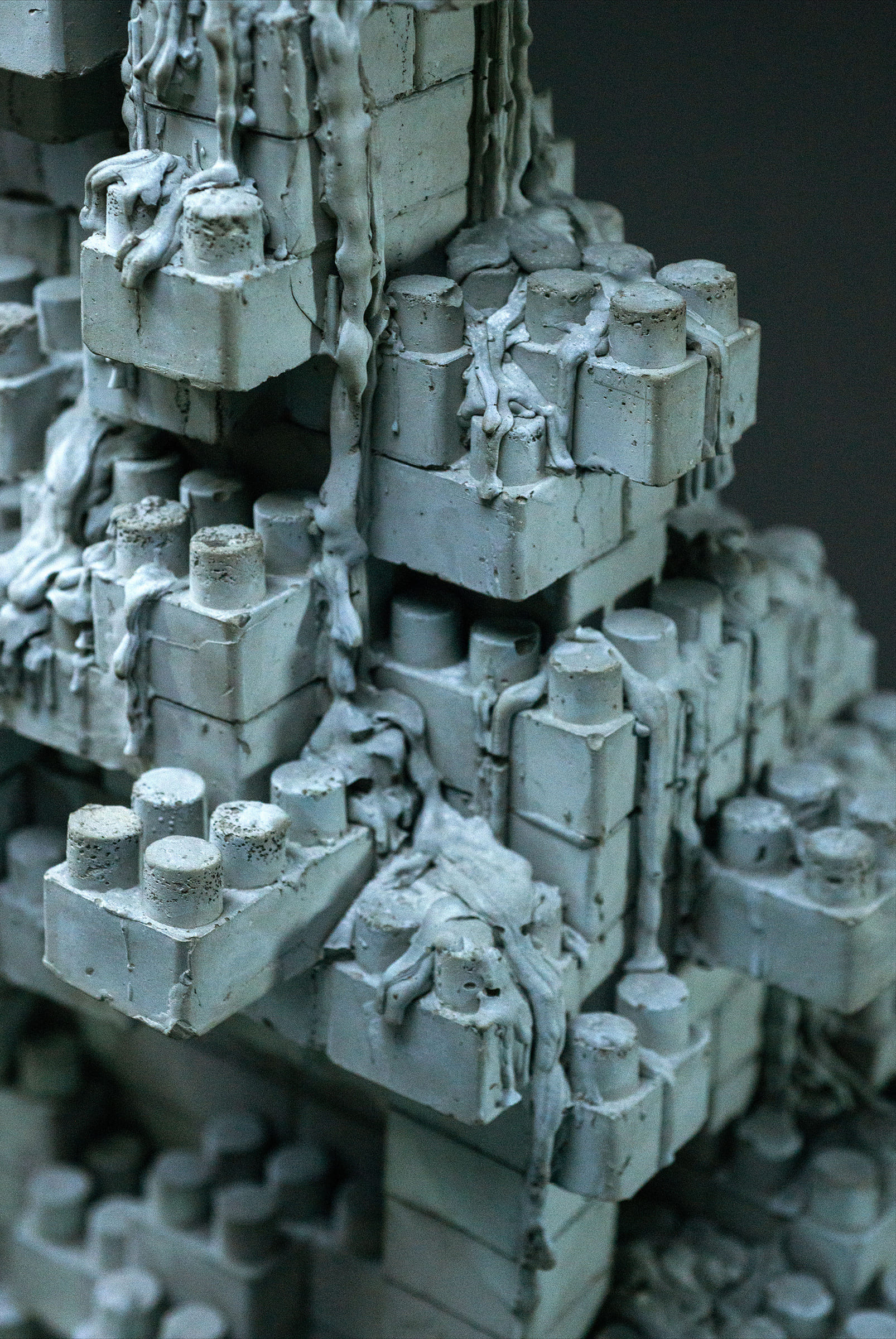 悲滅說（細節），水泥、鋼條，約184x300x-150-cm，2019