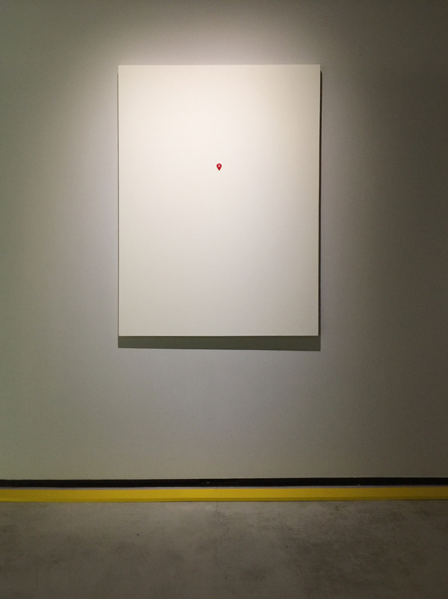這裡2│丙烯、畫布、鐵、數位微噴│141x100cm│2020
