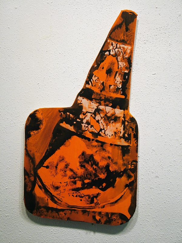 Trash Painting: traffic sign